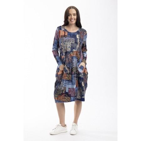 Orientique California Dreaming Bubble Panel Dress - Multicoloured
