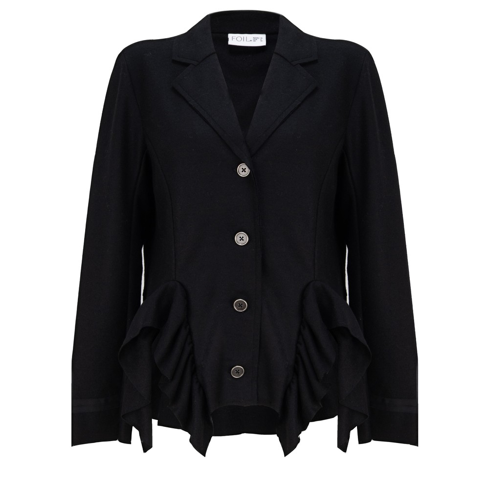 Foil Wool In The World Jacket Black 