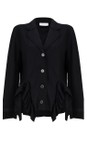 Foil Black  Wool In The World Jacket  