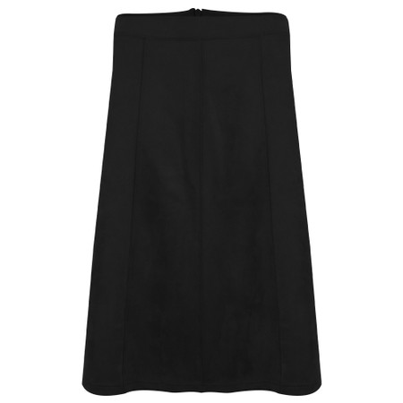 Foil Flare Play Black Skirt - Black