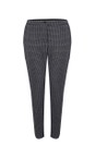 Foil Steel Check Straight & Narrow Steel Check Trouser  
