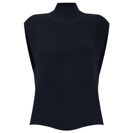 Foil Vest Ever Midnight Pop Over - Blue