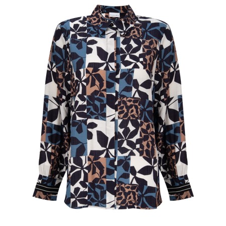 Foil On The Strip Shirt - Multicoloured