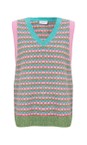Foil Popcorn Pink Pop Culture Popcorn Pink Gilet  