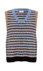 Foil Popcorn Blue Pop Culture Popcorn Blue Gilet  