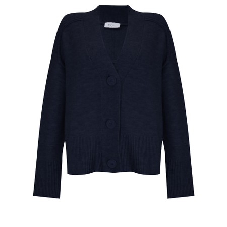 Foil Lovefool Midnnight Cardigan - Blue