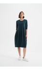 Tirelli Deep Ocean Diagonal Deep Ocean Seam Dress  