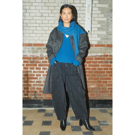 Mos Mosh Lucca Barkley Wool Coat - Grey