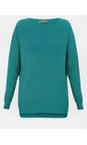 Amazing Woman Dark Turquoise Maggie Dark Turquoise Seam Front Supersoft Jumper  