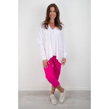Robell Marie 07 Cabaret Pink Cropped Trouser - Pink
