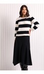 Foil Black  Wool In The World Skirt  