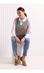 Foil Popcorn Pink Pop Culture Popcorn Pink Gilet  