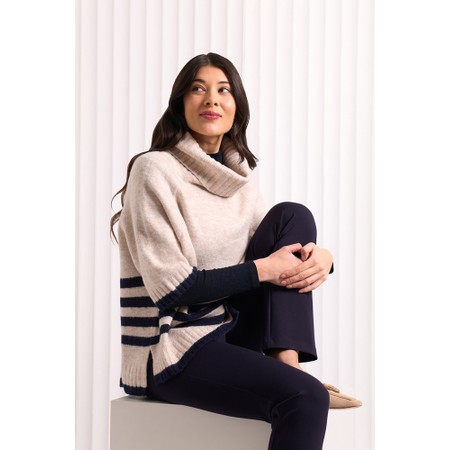 Foil Plus One Oat & Midnight Popover - Beige