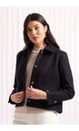 Foil Future Dusk Sew Happy Coat In Future Dusk  