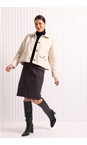 Foil Winter White Sew Happy Coat In Winter White  