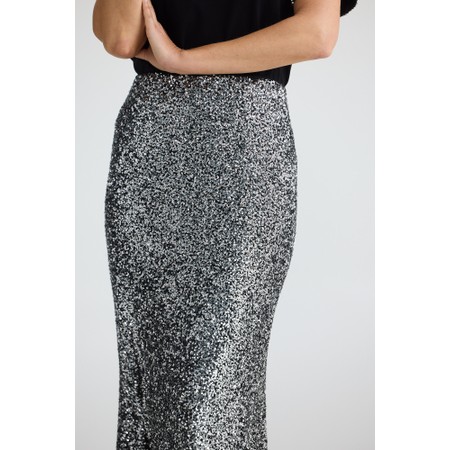 Brave & True Ritz Sequin Stretch Skirt - Multicoloured