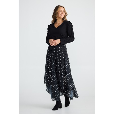 Brave & True Bella Chiffon Print Skirt - Multicoloured