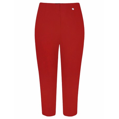 Robell Marie 07 Red Cropped Trouser - Red