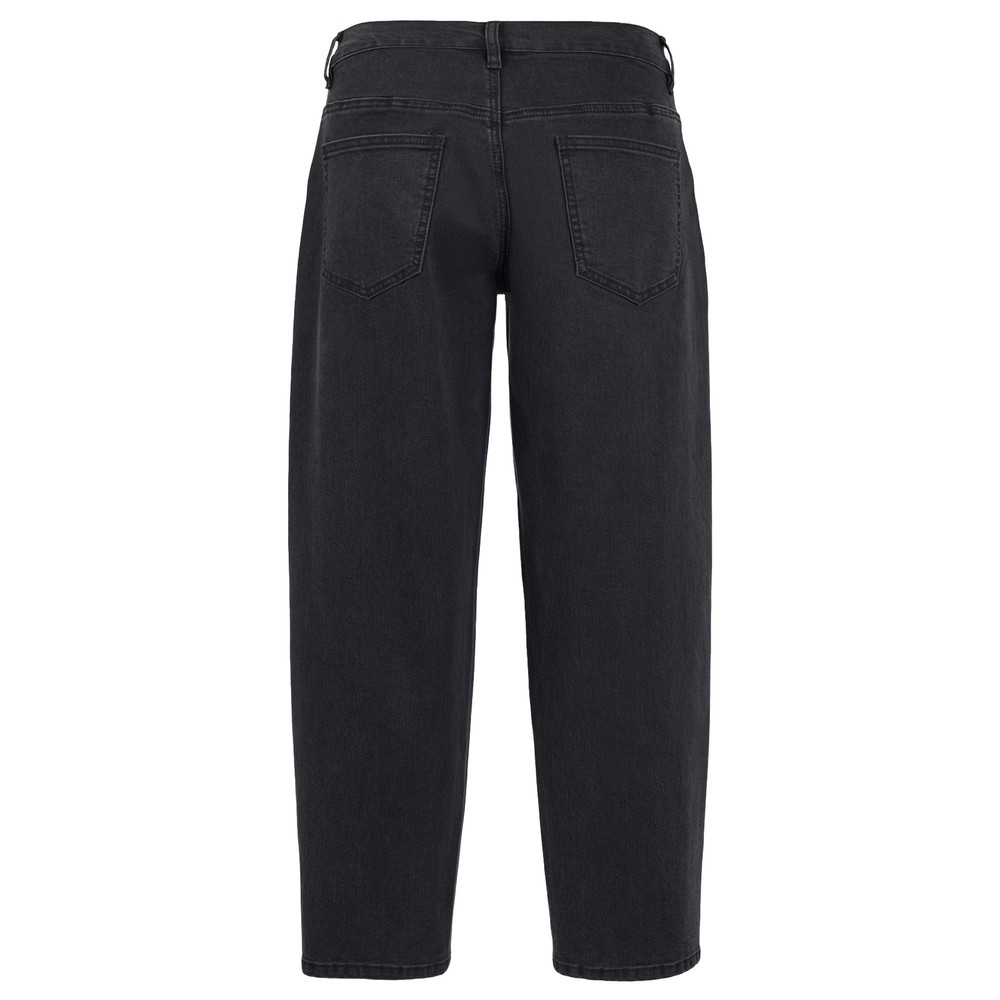 Jean Barrel Noir Taille 36 - Coupe Décontractée Vintage, 100% Coton, Occasion Parfait État