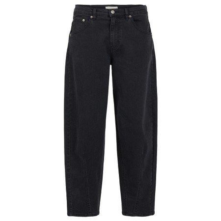 NOEN Black Barrel Leg Jean - Black