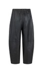 NOEN Black 90 Leather Balloon Trouser  
