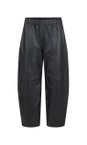 NOEN Black 90 Leather Balloon Trouser  