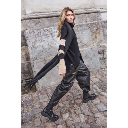 NOEN Leather Balloon Trouser - Black