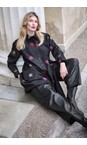 NOEN Black 90 Leather Balloon Trouser  