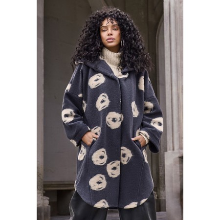 NOEN Circle Wool Coat - Grey
