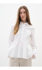 InWear Pure White Atlas Fitted Shirt  