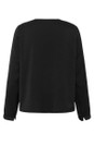 InWear Black  Auda Black Ruffle Blouse  