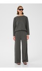 InWear Dark Grey Mel Gincette Melange Pant  