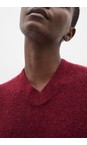 InWear Cabernet Guni V-Neck Cabernet jumper  