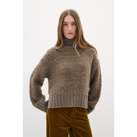 InWear Guo Sandy Grey Highneck Knit - Grey