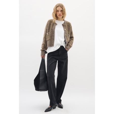 InWear Guo Sandy Grey Knit Cardigan - Grey