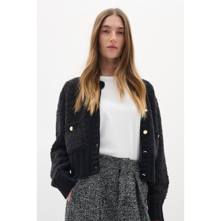 InWear Guo Black Knit Cardigan - Black