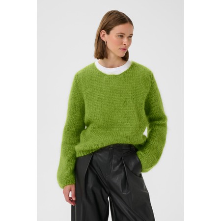 InWear Jetra Kelp Forest Knit Pullover - Green