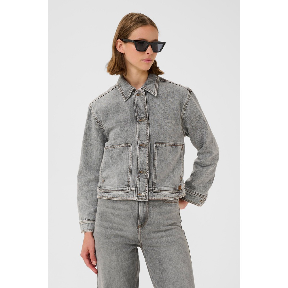 InWear Nanas Denim Jacket Light Grey Wash