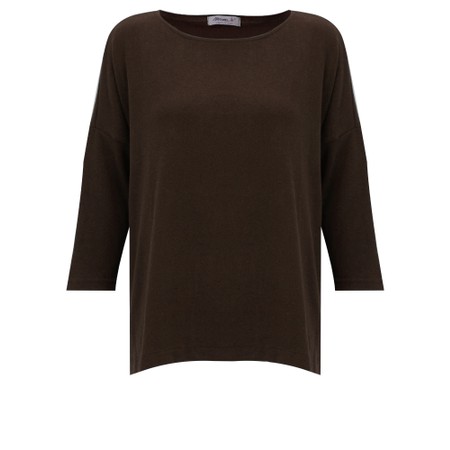 Mama B Emotiva Moro Relaxed Fleece Jumper - Brown