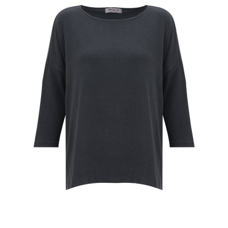 Mama B Emotiva Antracite Relaxed Fleece Jumper - Grey
