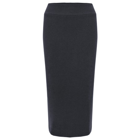 Mama B Lilla U Anthracite Plain Fleece Skirt - Grey