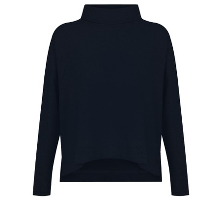 Mama B Moyet Notte Plain Fleece Jumper - Blue