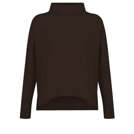 Mama B Moyet Moro Plain Fleece Jumper - Brown
