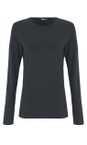 Mama B Antracite Selva MD Antracite Plain Jersey Top  