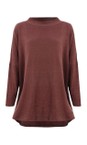 Mama B Cipolla Spino U Cipolla Relaxed Plain Fleece Top  