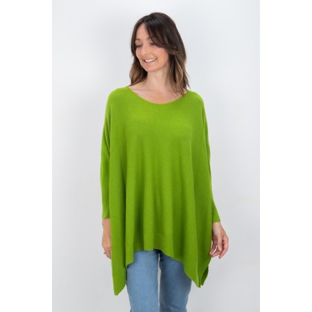 Amazing Woman Caty X Oversized Round Neck - Green