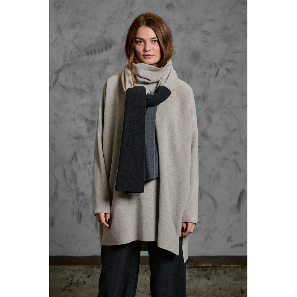 Henriette Steffensen High Neck Elephant Fleece Tunic Elephant