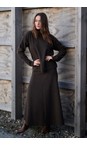 Henriette Steffensen Chokolate Polo Neck Chokolate Fleece Top  