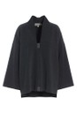 Henriette Steffensen Soft Black Fleece Soft Black Pullover  