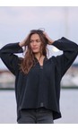 Henriette Steffensen Soft Black Fleece Soft Black Pullover  
